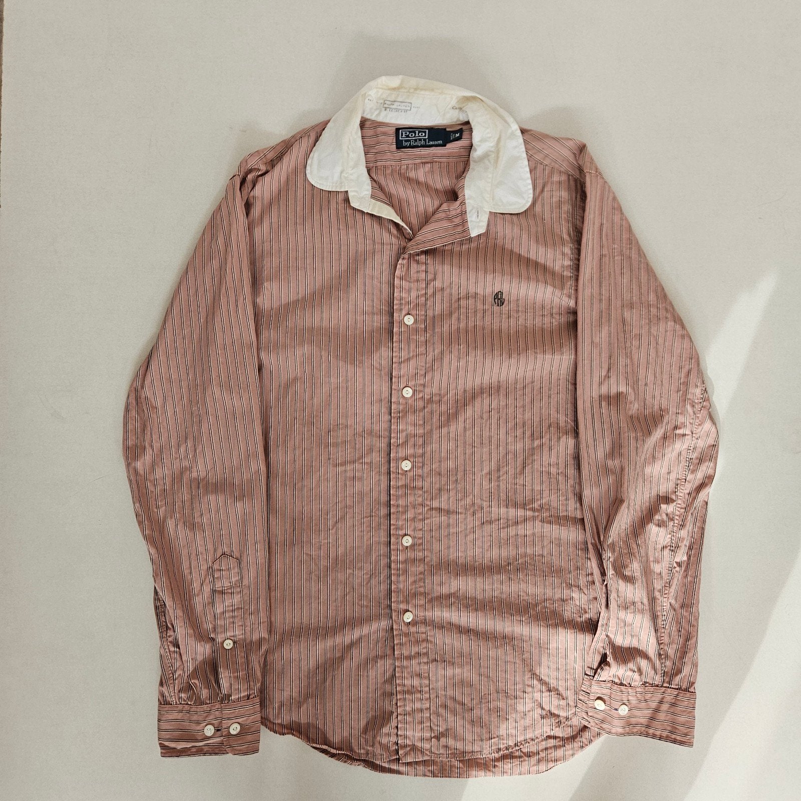 Ralph Lauren Pal overhemd gestreepd Maat M #5, Kleding | Dames, Jassen | Zomer, Ophalen of Verzenden, Zo goed als nieuw, Blauw