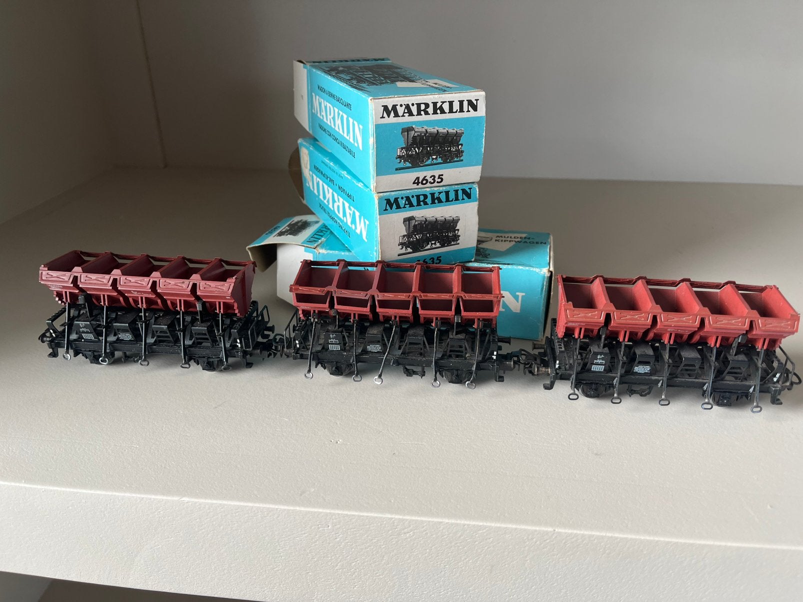 3x Marklin 4635 H0 ovp, Ophalen of Verzenden, Wisselstroom, Wagon, Märklin