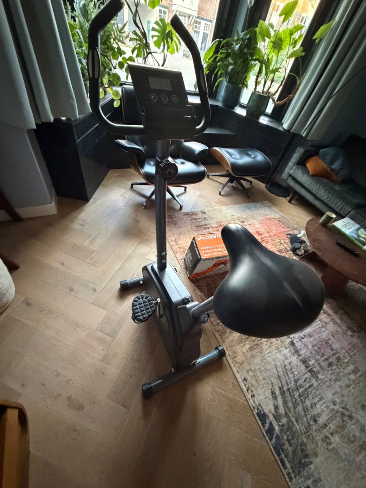 Tunturi hometrainer + basic pedaler, Ophalen, Gebruikt, Benen, Overige typen