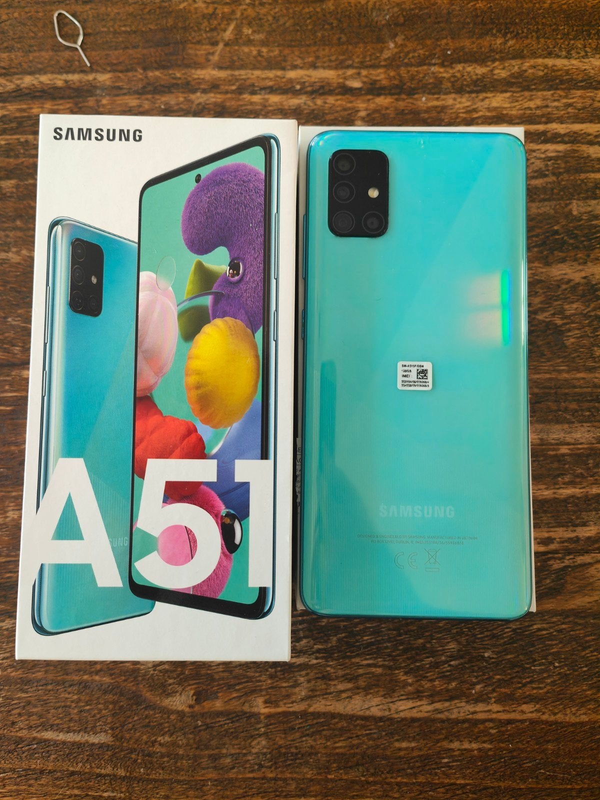 Samsung Galaxy A51 128GB Crush Blue - Zo goed als nieuw, Blauw, Touchscreen, Ophalen of Verzenden, Zo goed als nieuw