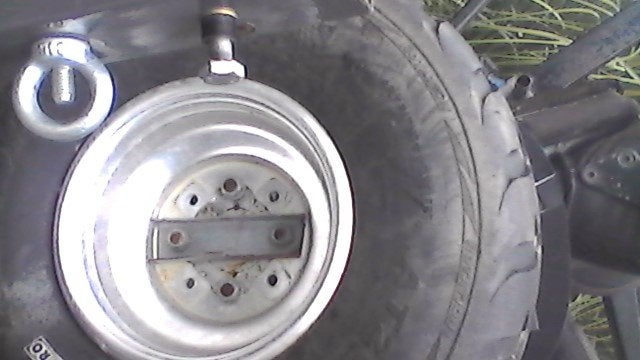 gratis quad wielen velg is gedeukt, Motoren, Ophalen, Gebruikt