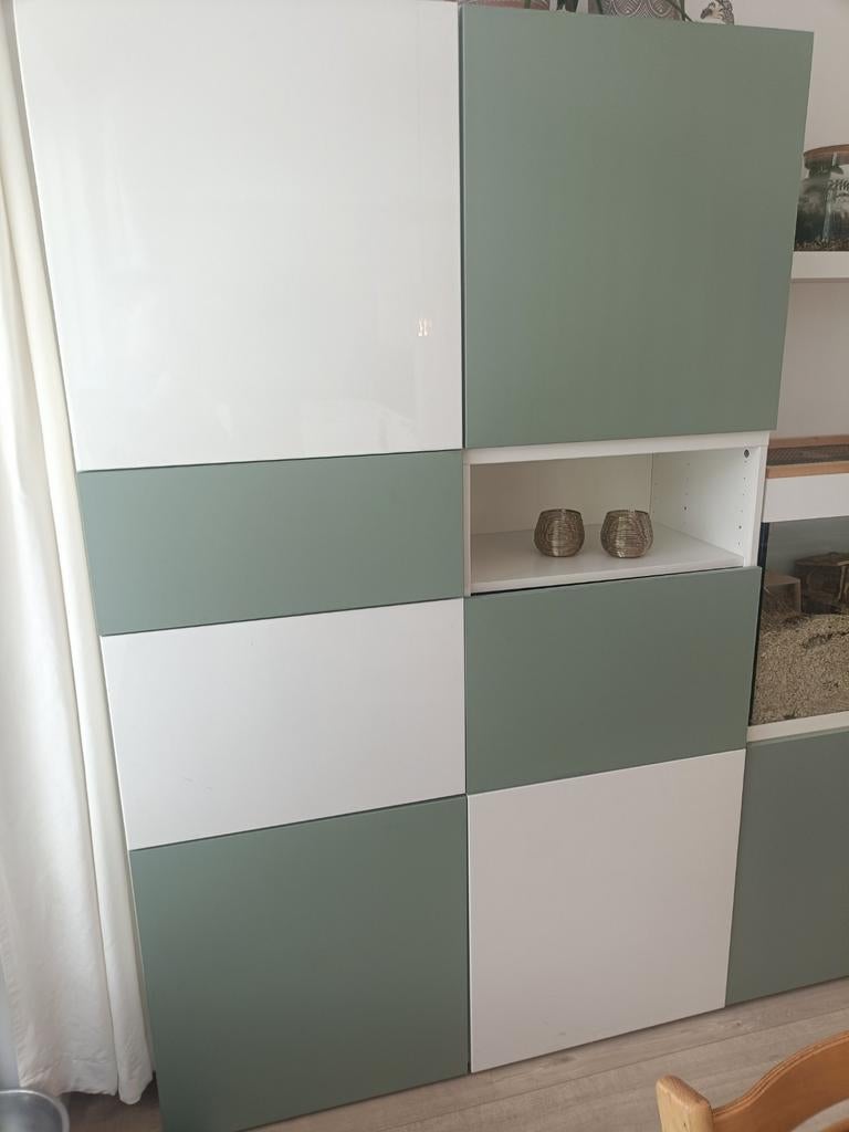 Ikea besta deurtjes/ladefrontjes en 2 laden, Ophalen, 25 tot 50 cm, Minder dan 150 cm, Minder dan 100 cm