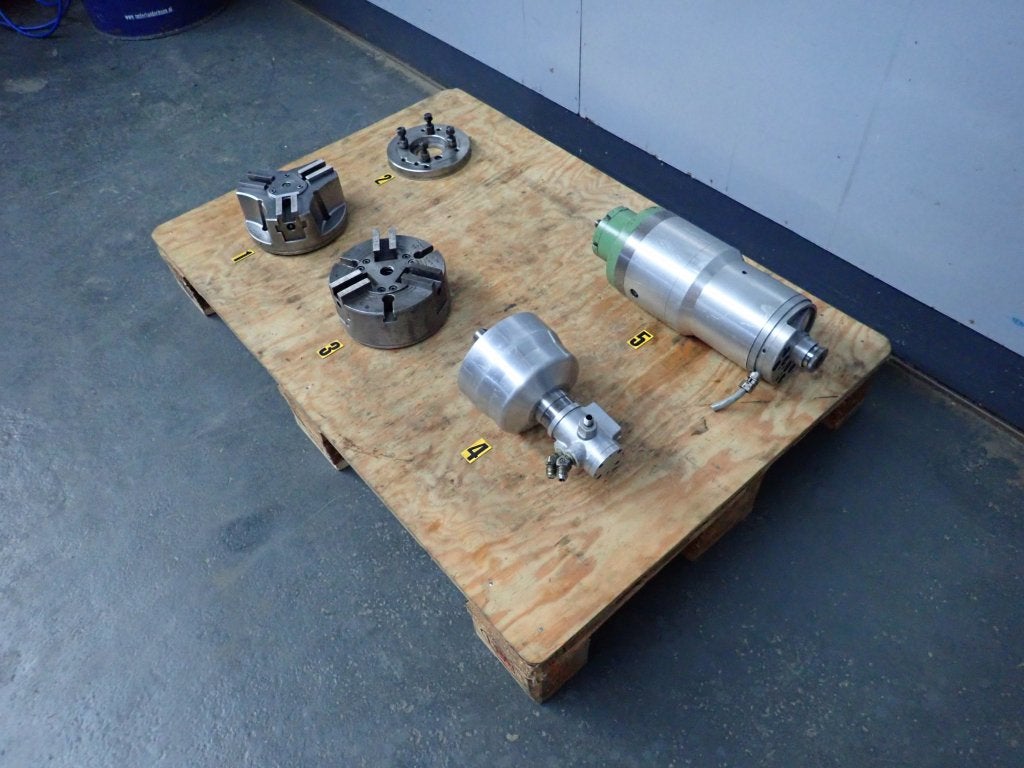 CNC klauwplaten , trek / duw unit Forkardt , Kitagawa, Niet ingevuld, Gebruikt, Niet ingevuld, Ophalen of Verzenden