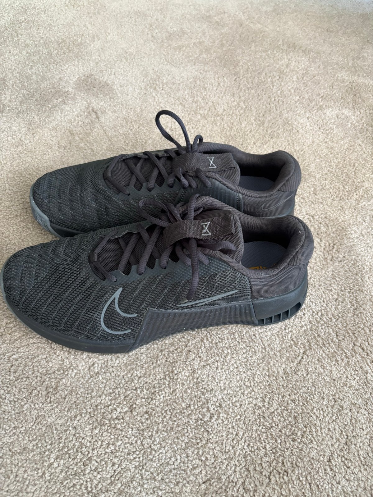 Nike Metcon 9 zwart crossfit fitness - Maat 45, Ophalen of Verzenden, Zo goed als nieuw, Zwart, Sportschoenen