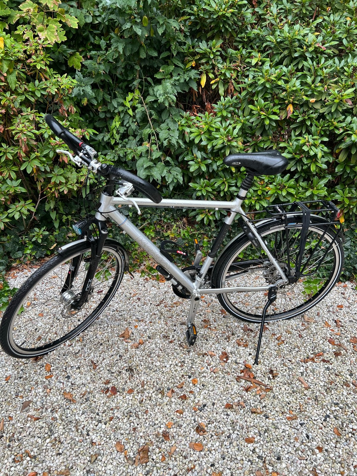 Koga Herenfiets - Zilver - zgan!, Gebruikt, Velgrem, Versnellingen, 53 tot 57 cm