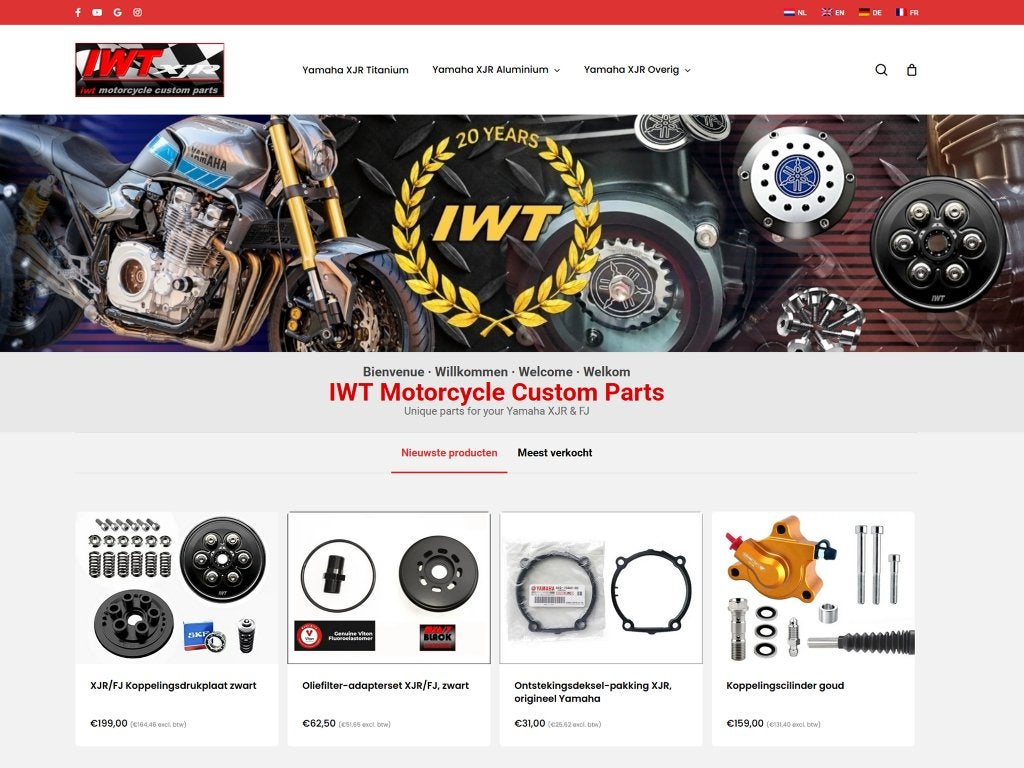 Yamaha XJR1200, XJR1300 en FJ custom-onderdelen, Ophalen of Verzenden, Nieuw