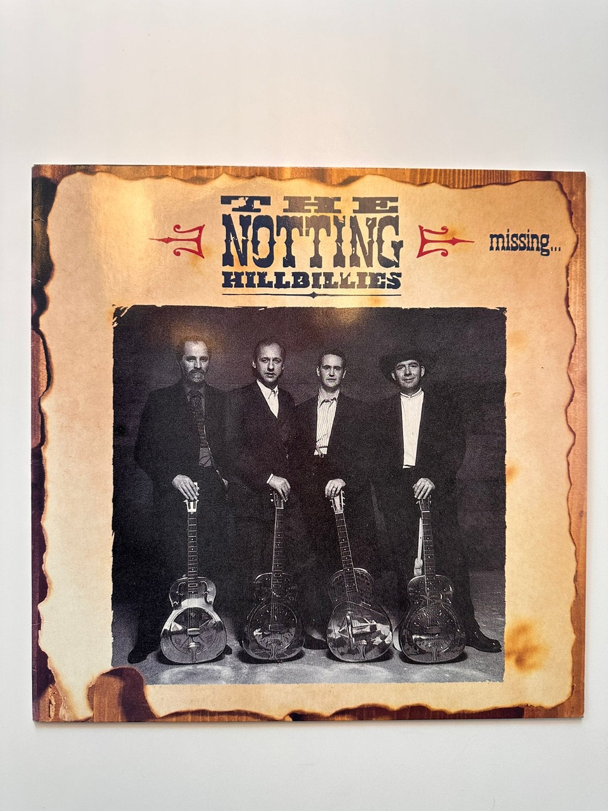 The Notting Hillbillies - Missing… 1990 1e persing, Cd's en Dvd's, Ophalen, Zo goed als nieuw, 12 inch, Poprock