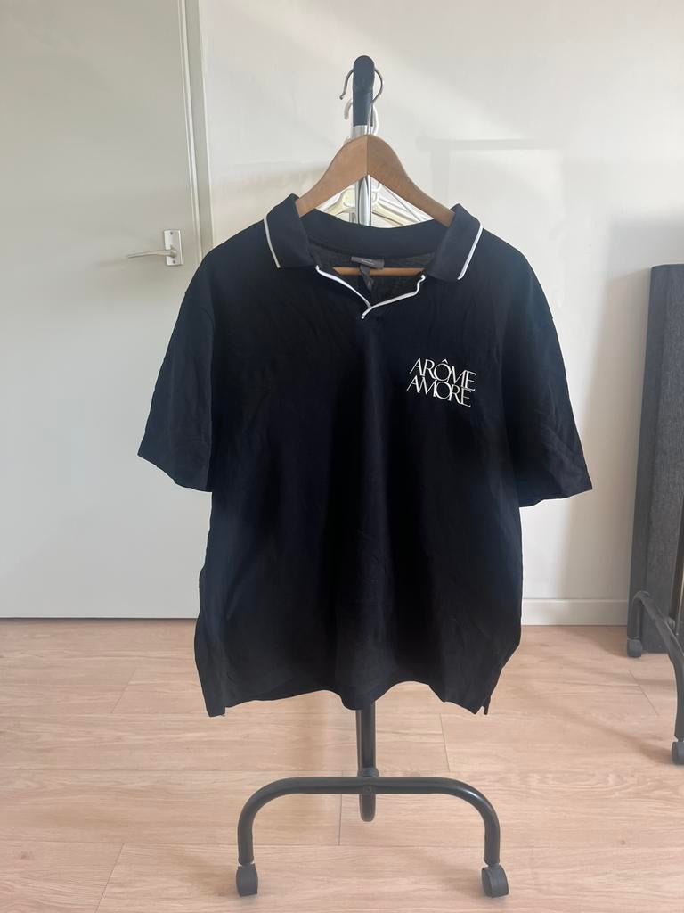 Zwarte herenpolo maat XL, Kleding | Heren, Ophalen of Verzenden, Zo goed als nieuw, Maat 56/58 (XL), Zwart