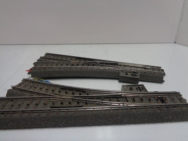 MARKLIN 24610 + 24611 Set elec. C-rail wissels (H0), Hobby en Vrije tijd, Modeltreinen | H0, Wisselstroom, Gebruikt, Rails, Ophalen of Verzenden