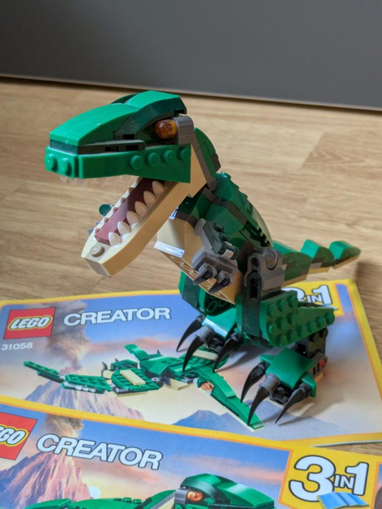Lego Creator 31058 Dinosaurus 3-in-1 set, Lego, Compleet, Ophalen of Verzenden, Zo goed als nieuw