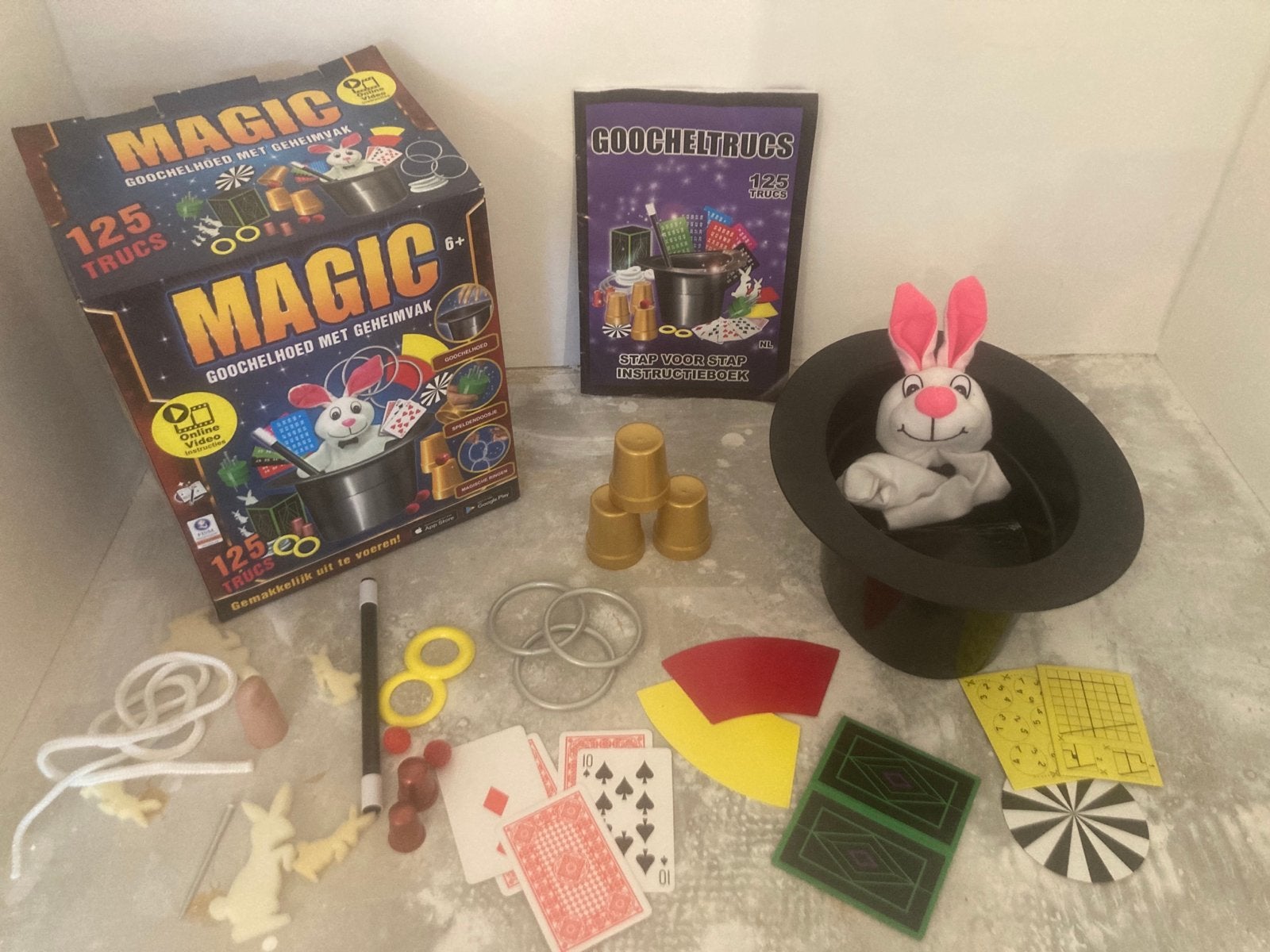 Magic Goocheldoos 125 Trucs, Ophalen of Verzenden, Zo goed als nieuw, Jongen of Meisje