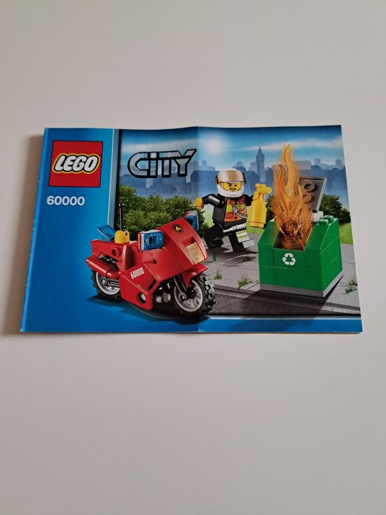 Lego City 60000 Brandweermotor, Compleet, City, Lego, Ophalen of Verzenden