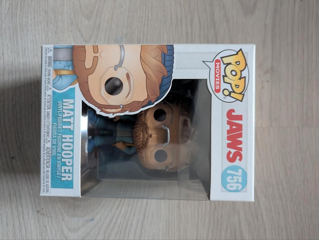Funko Pop! Jaws Matt Hooper #756, Ophalen of Verzenden, Nieuw