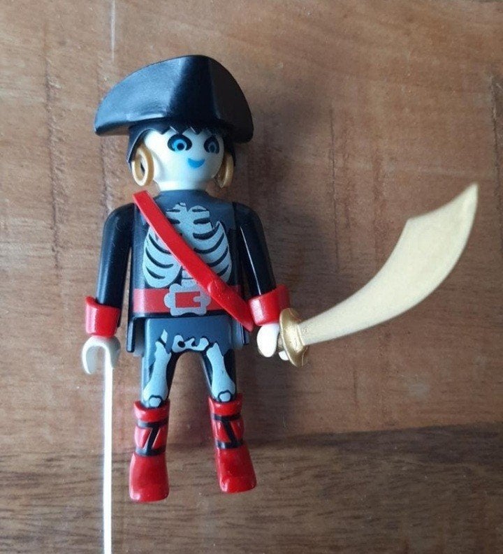 Playmobil spookpiraat Glow in the dark, Ophalen of Verzenden, Zo goed als nieuw, Figuren