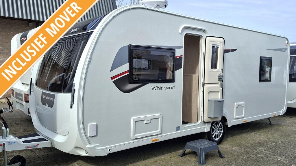 Elddis Whirlwind 550 Nieuw 2026, incl. Mover !, Standaardzit, Elddis, Bedrijf, 5 tot 6 meter
