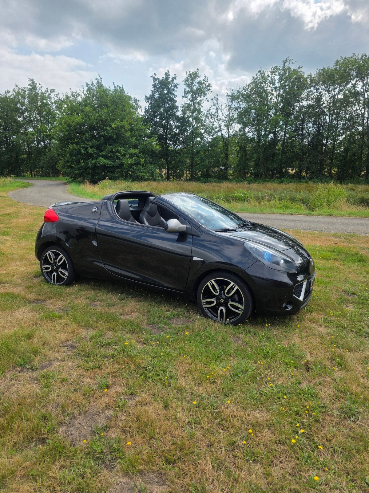 Renault Wind 1.2 TCE 2010 Zwart Cabriolet, Voorwielaandrijving, 4 cilinders, Cabriolet, 100 pk