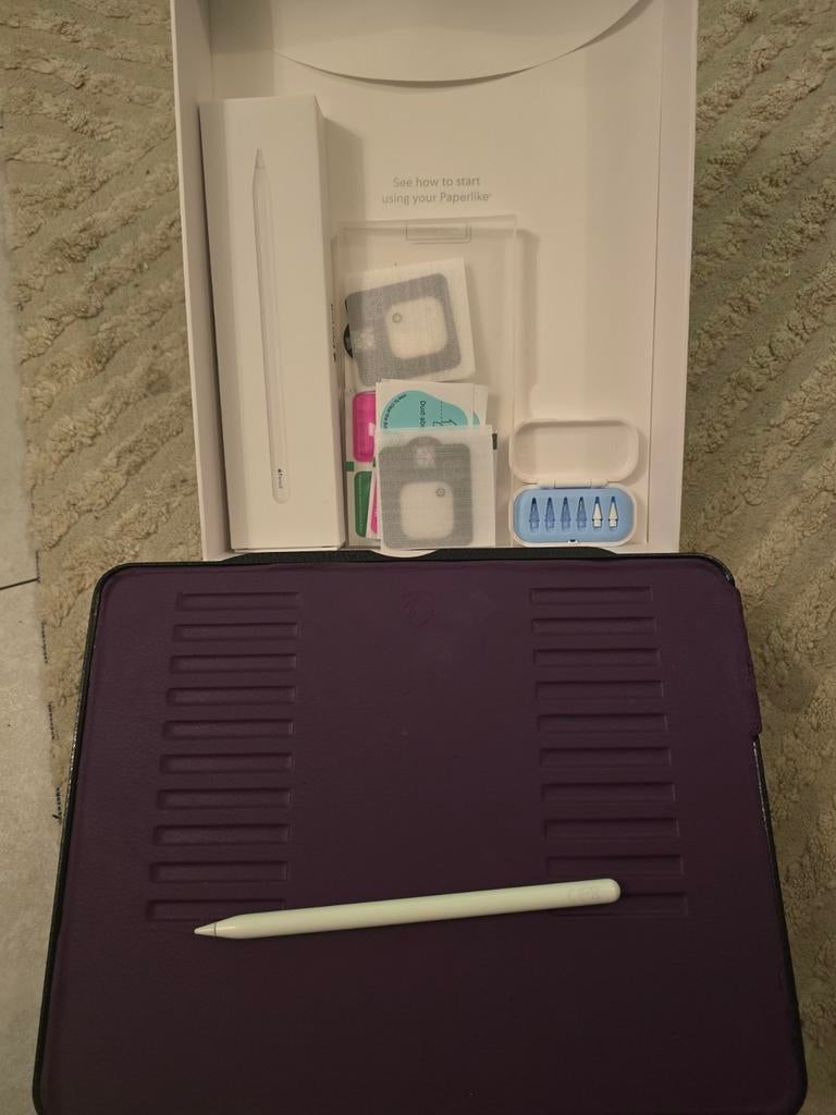 iPad Pro 12.9" (4e gen, 2020) 256 + Apple Pencil + Zugu Case, Computers en Software, Apple iPads, 12 inch, Ophalen of Verzenden