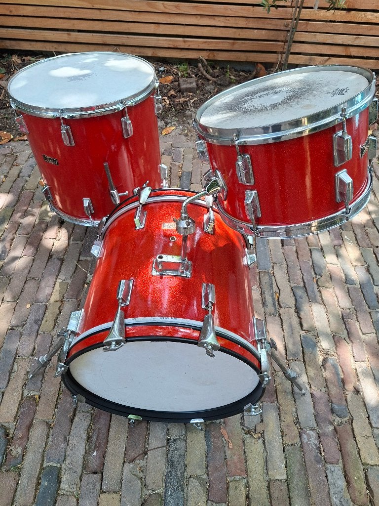 Vintage 70's Pearl jazzset met snare., Ophalen of Verzenden, Gebruikt, Pearl