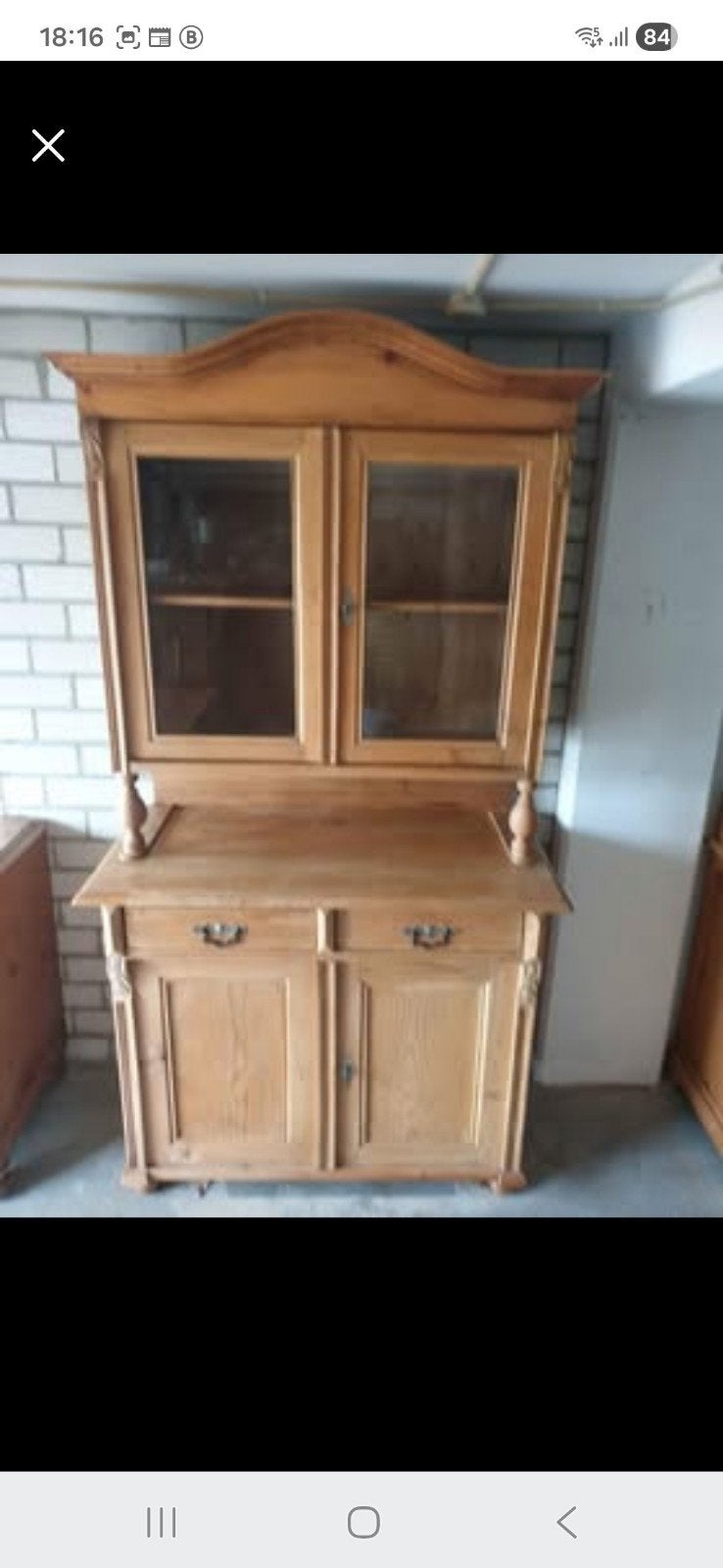 Oud grenen buffetkast, Huis en Inrichting, Gebruikt, 100 tot 150 cm, Ophalen of Verzenden, 150 tot 200 cm