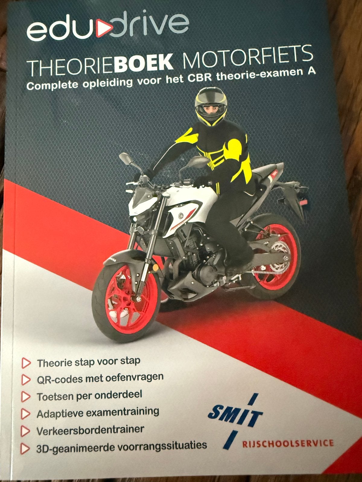 Theorieboek Motorfiets CBR theorie-examen A EduDrive, Boeken, Ophalen of Verzenden, Zo goed als nieuw, Algemeen