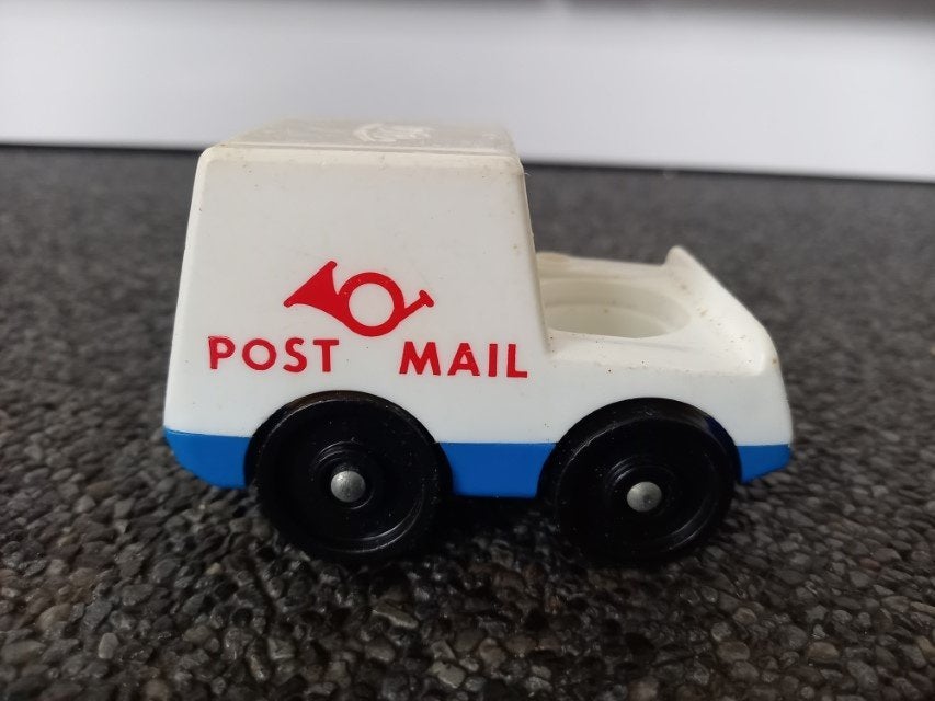 * Vintage Mail Truck Fisher Price 127 *, Ophalen of Verzenden, Gebruikt