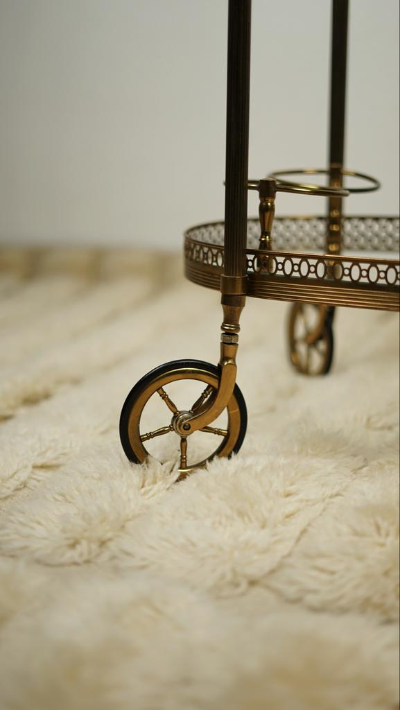Antieke Franse bar cart / serveerwagen, Ophalen of Verzenden, Zo goed als nieuw