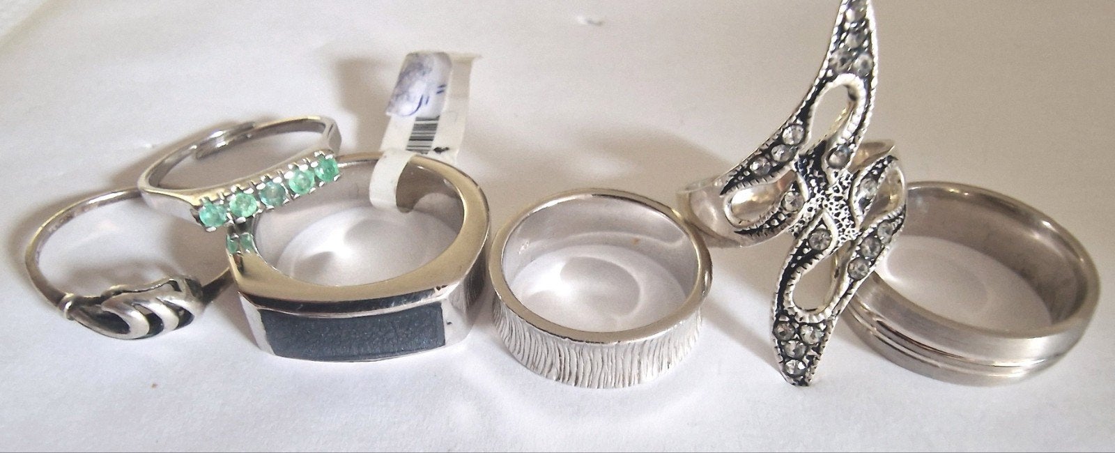 lot prachtige zilveren ringen, Ophalen of Verzenden