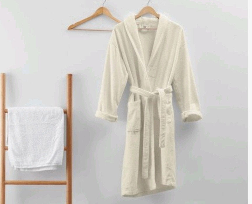 Dreamhouse Terry Badjas Ecru Unisex Maat S/M, Dreamhouse, Overige typen, Beige, Onbekend