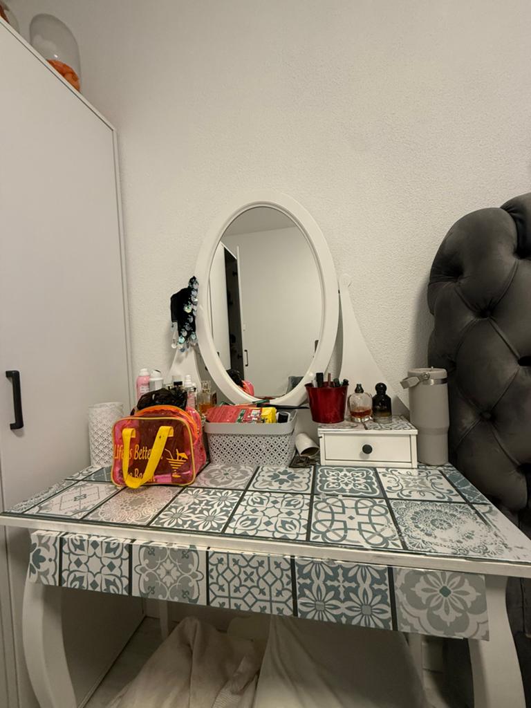 Makeup tafel, Ophalen of Verzenden, Gebruikt, 50 tot 100 cm, Minder dan 100 cm