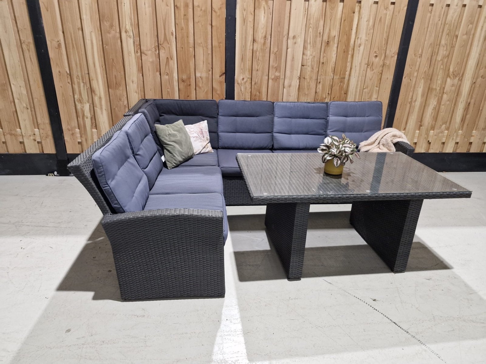 Hartman dining loungeset - zo goed als nieuw, Ophalen, ., Meer dan 8 zitplaatsen, Zo goed als nieuw