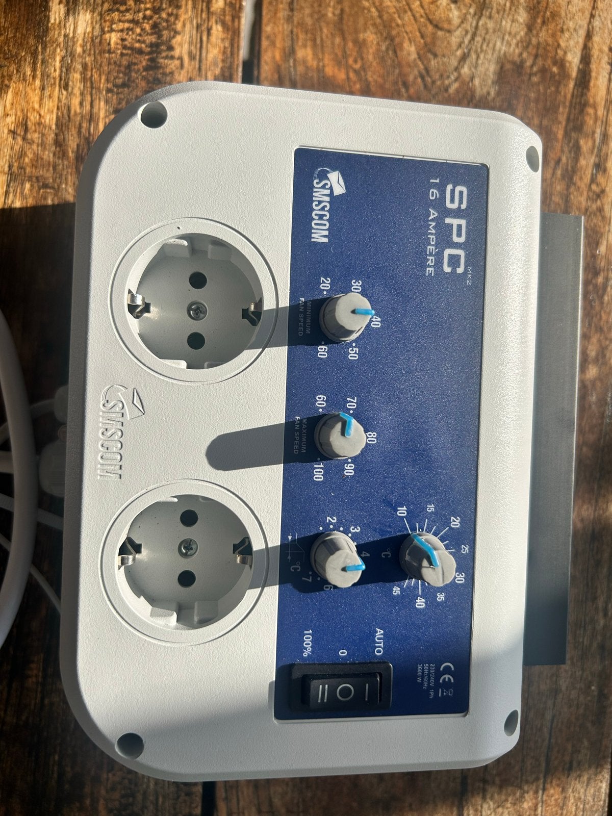 Cli-mate SMSCOM SPC 1.6 Ampère Fan Controller, Doe-het-zelf en Verbouw, Elektra en Kabels, Zo goed als nieuw, Overige typen, Ophalen of Verzenden