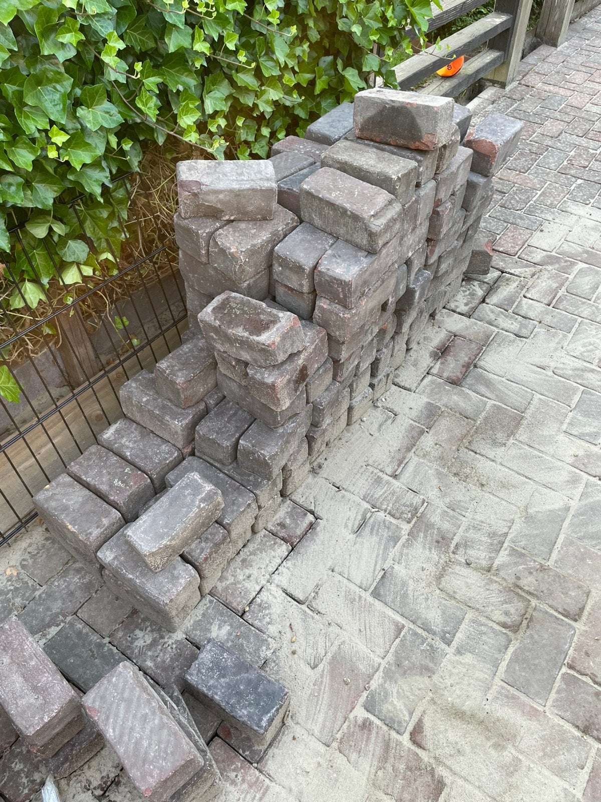 Gebakken dikformaat +/- 4 m2, Doe-het-zelf en Verbouw, Tegels, Keramiek, 10 m² of meer, Vloertegels, Minder dan 20 cm