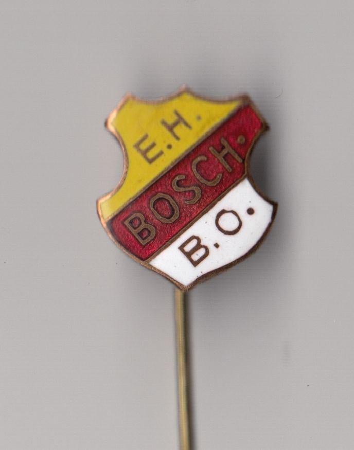 EHBO Bosch emaille speldje, Verzamelen, Gebruikt, Niet vindbaar, Niet vindbaar, Speldje of Pin
