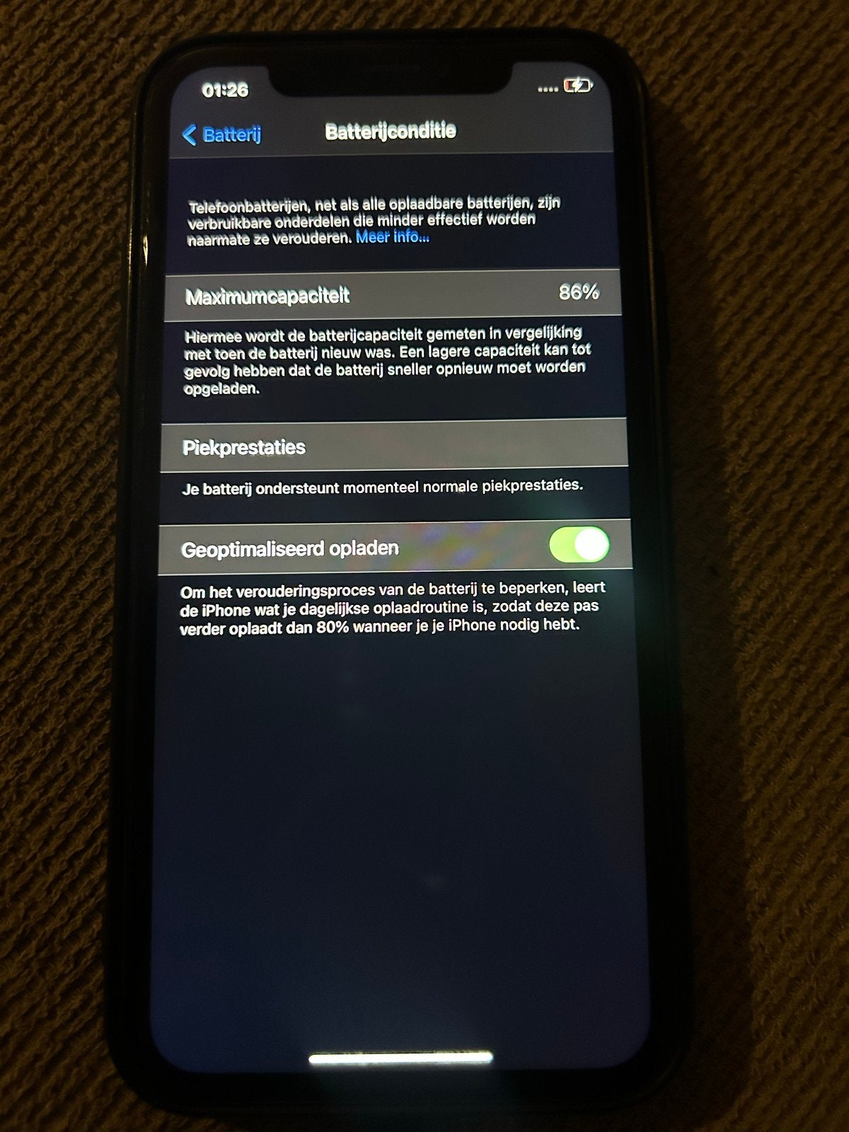 iPhone XR Blauw 64GB - Goede staat, 86% batterij, Ophalen, Gebruikt, Blauw, IPhone XR