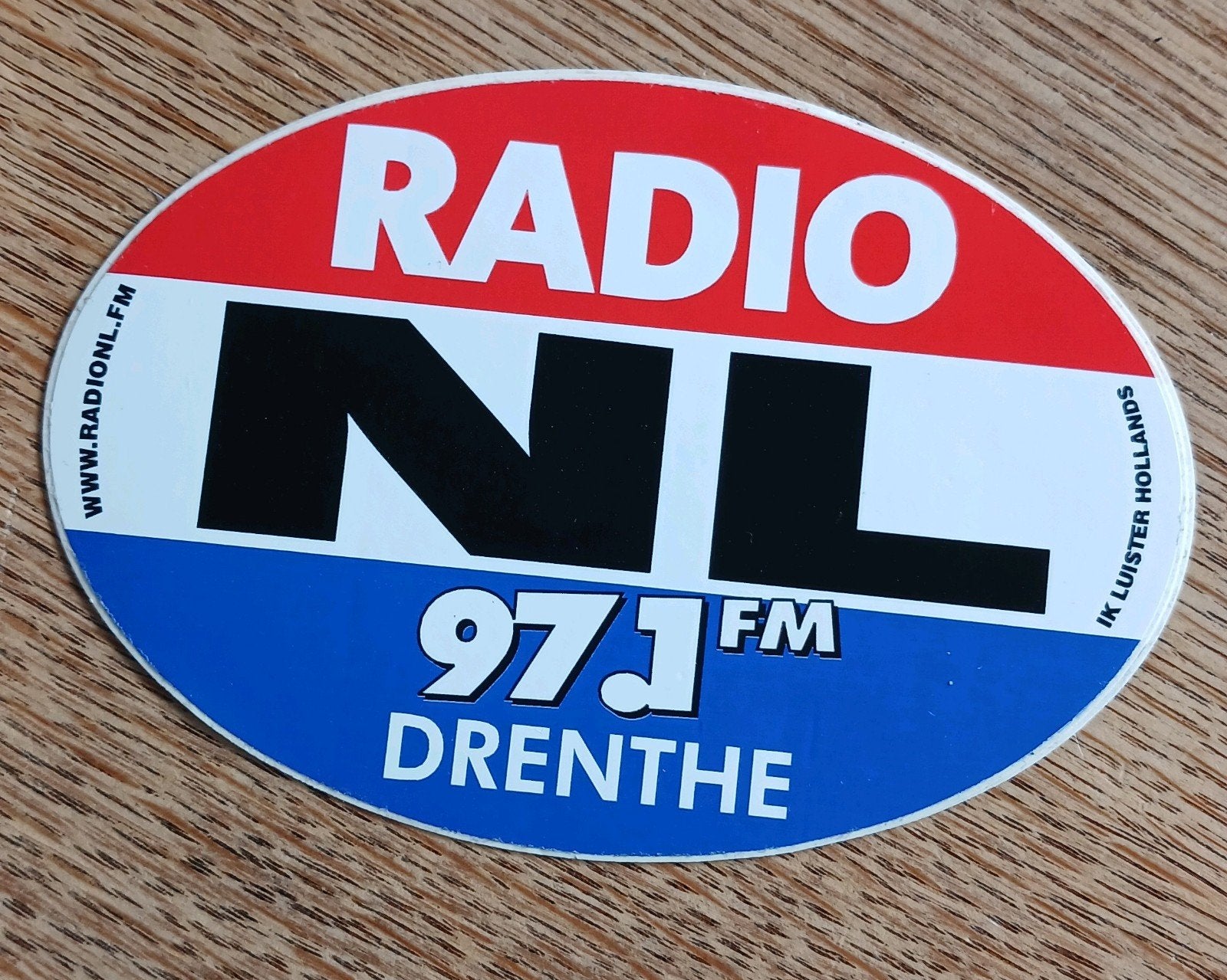 Sticker Radio NL Drenthe, Ophalen of Verzenden, Zo goed als nieuw, Sport