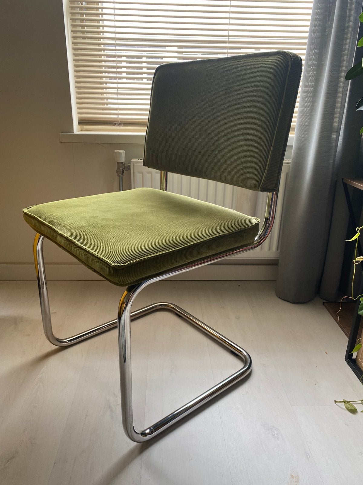 Stoelen van Zuiver, groen rib, Huis en Inrichting, Stoelen, Ophalen, Gebruikt, Vier