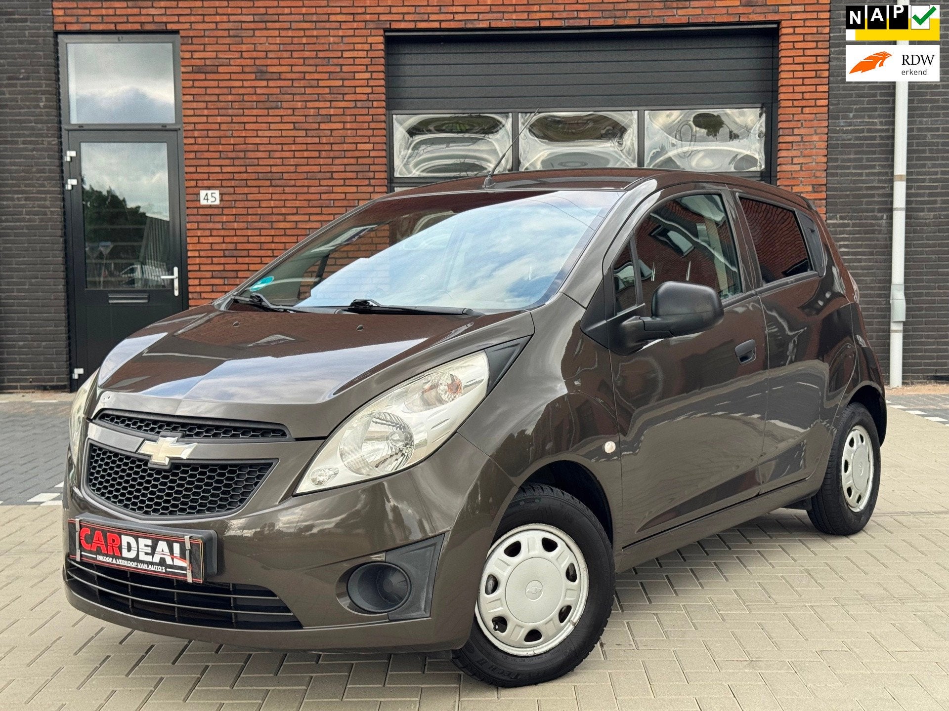Chevrolet Spark 1.0 16V LS Bi-Fuel 2012 AIRCO|LPG|ELEKTR|APK, Auto's, Voorwielaandrijving, Euro 5, Stof, Zwart