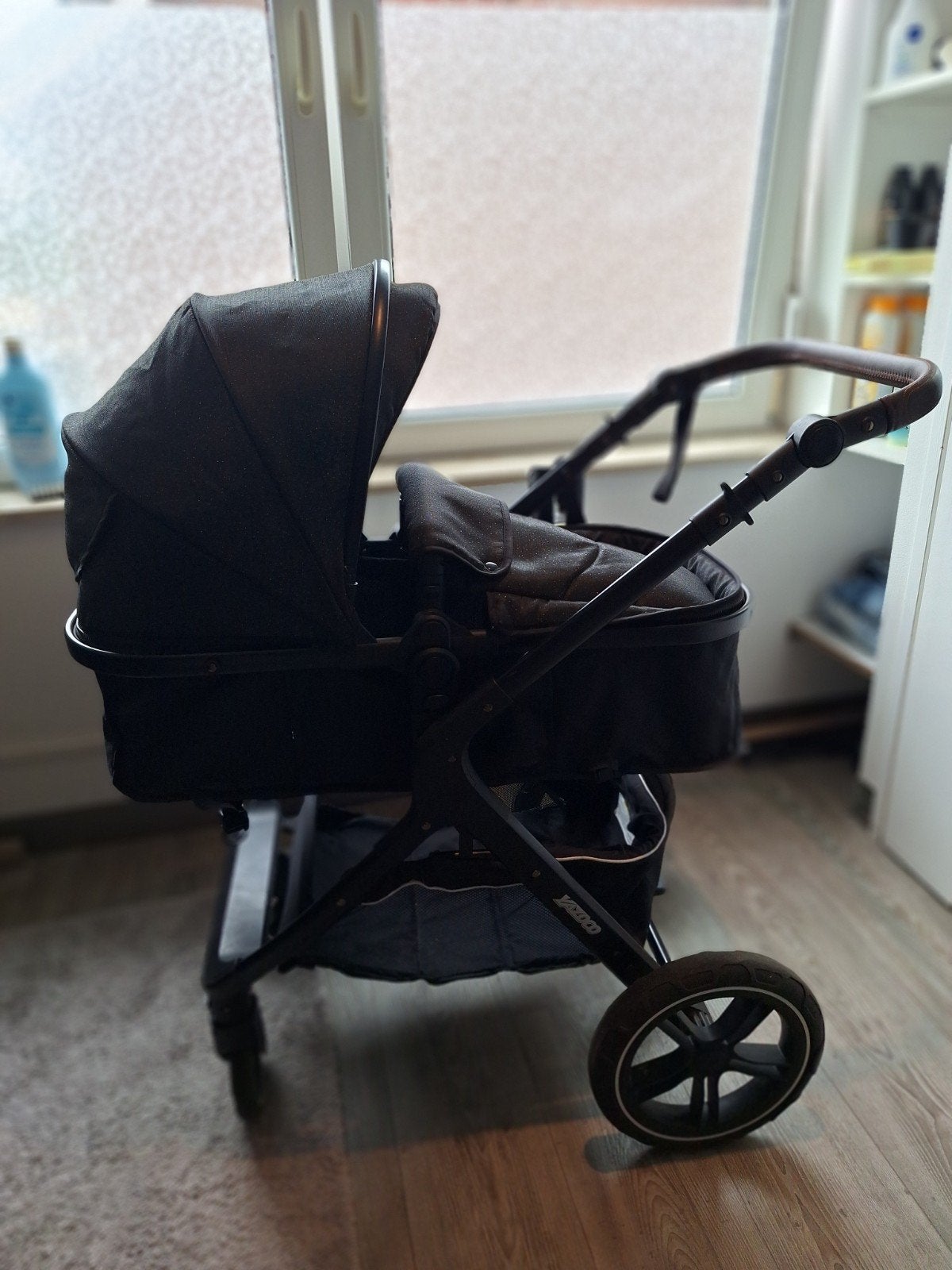 Yazoco 3-in-1 Kinderwagen/Buggy met complete set accessoires, Met autostoeltje, Zo goed als nieuw, Combiwagen, Ophalen