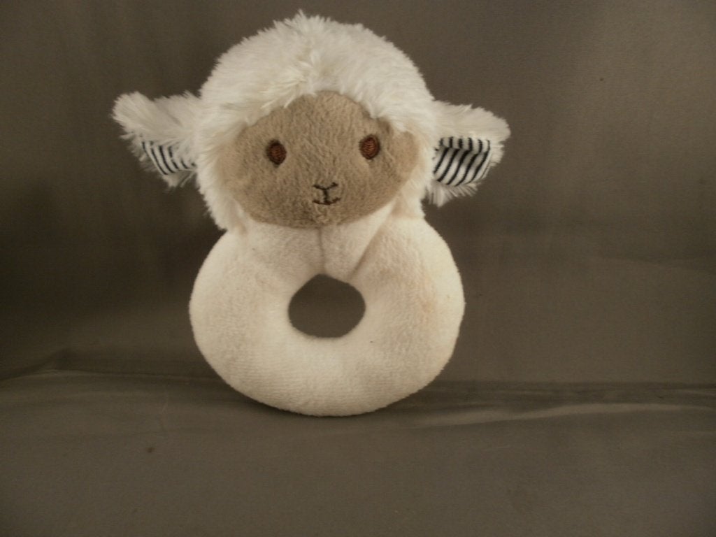 schaap rammelaar siep Prénatal wit met gestreepte oren, Overige merken, Met geluid, Overige typen, Nieuw