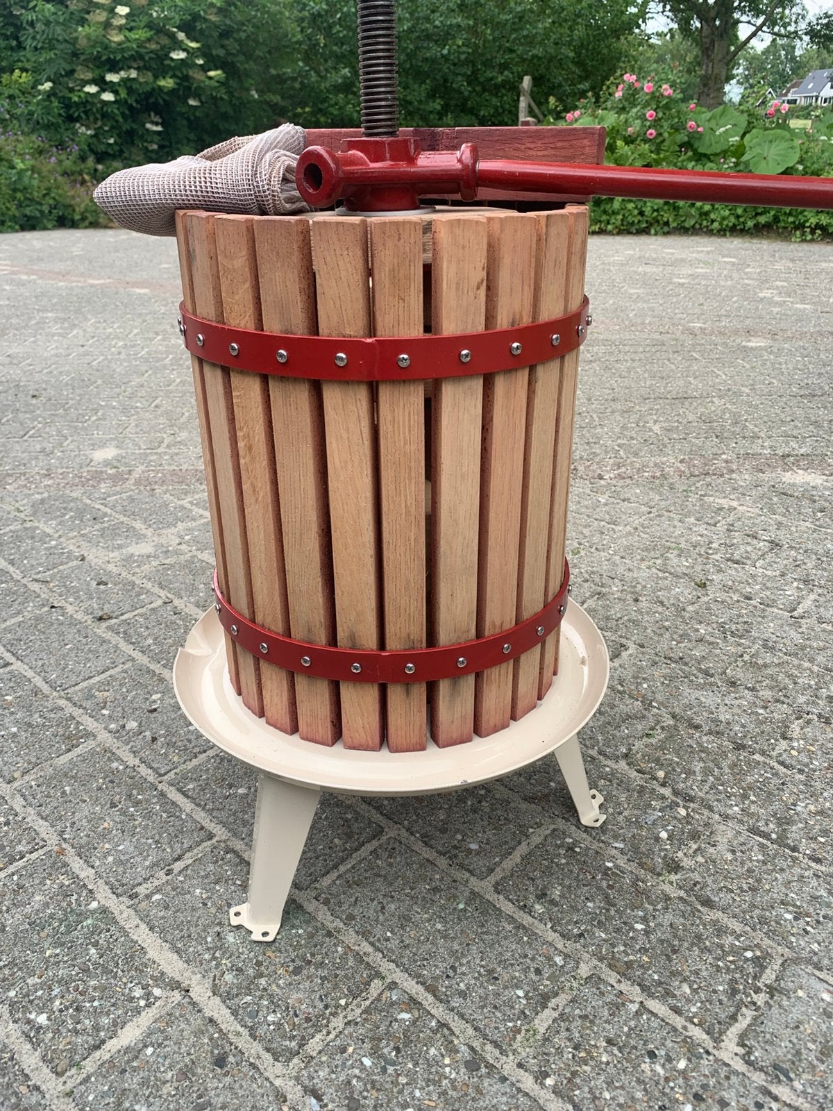 Druivenpers 18 ltr, Ophalen, Zo goed als nieuw