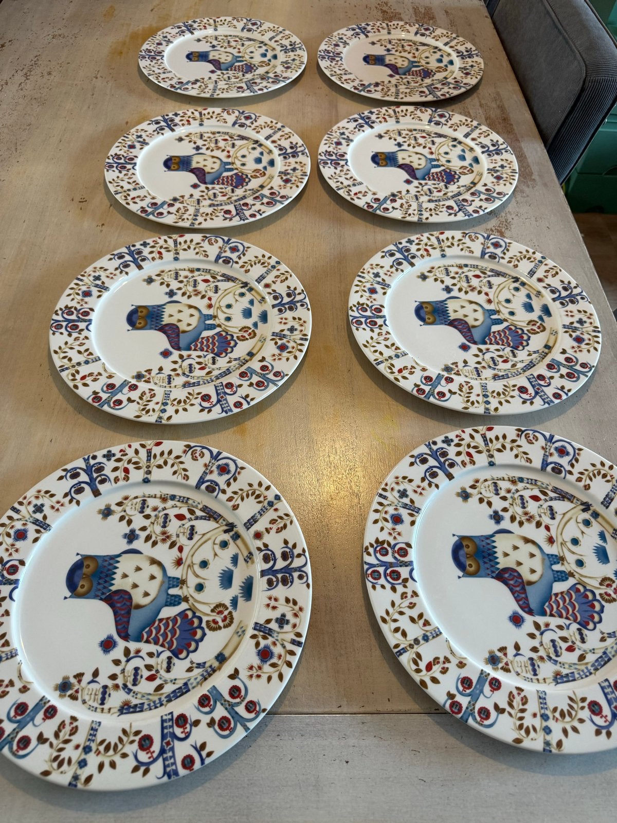 8x IITALA Taika bord Ø 30 cm White, Ophalen, Pip Studio, Zo goed als nieuw, Bord(en)