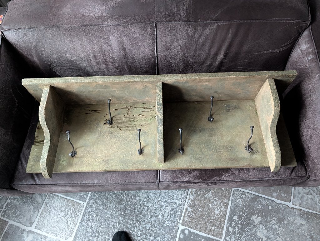 Landelijke kapstok, Gebruikt, Minder dan 100 cm, Hout, Ophalen