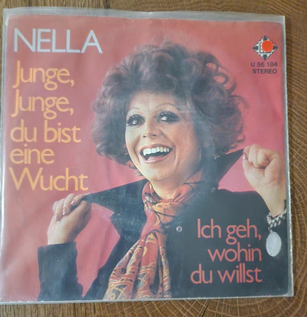 Nella - Junge, Junge, du bist eine Wucht (Single), Ophalen of Verzenden, 1970 - 1979, Gebruikt, 7 inch