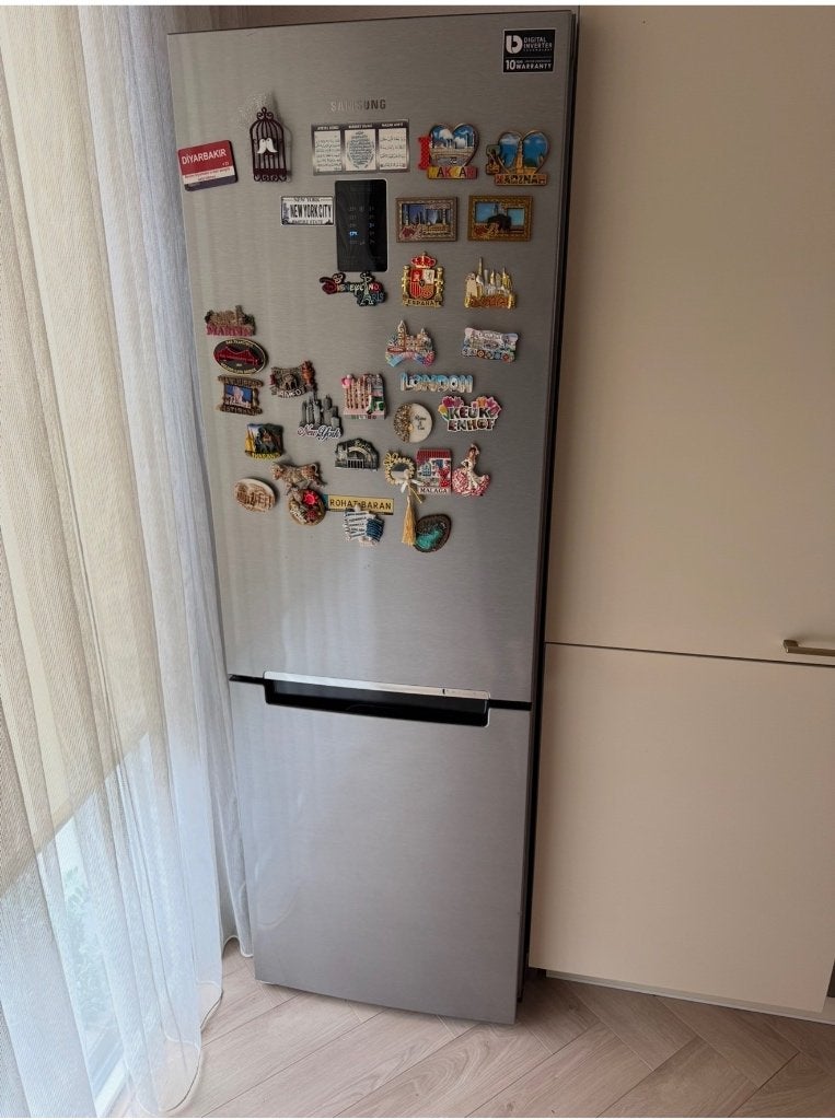 Samsung koelkast met vrieskast, Ophalen, Gebruikt, 200 liter of meer, 160 cm of meer