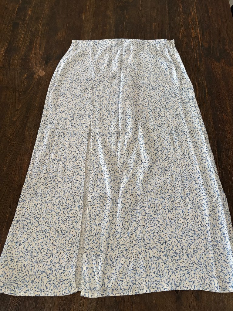 Nieuwe blauw/ witte Rok maat 40, Kleding | Dames, Rokken, Maat 38/40 (M), H&M, Overige kleuren, Nieuw