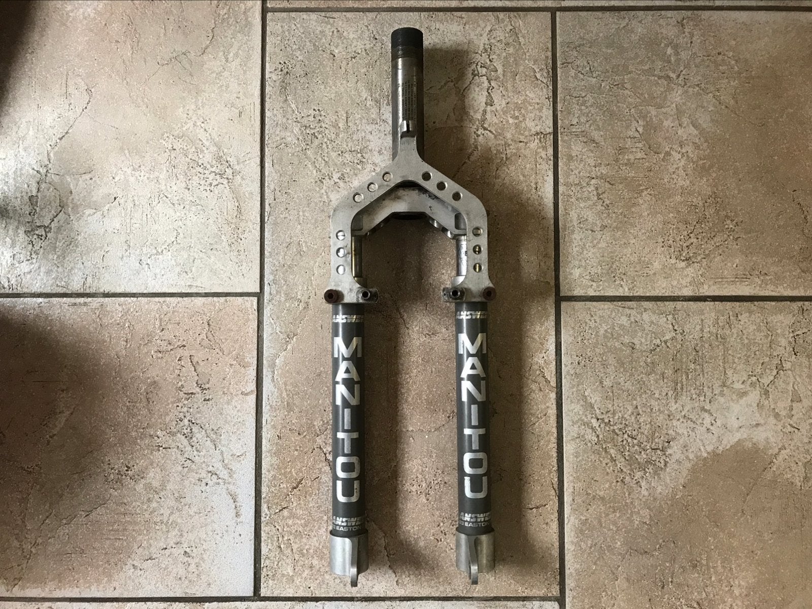 Answer Manitou gen1 forks front suspension geveerde voorvork, Gebruikt, Rocky Mountain, Ophalen of Verzenden, Oldtimerfiets