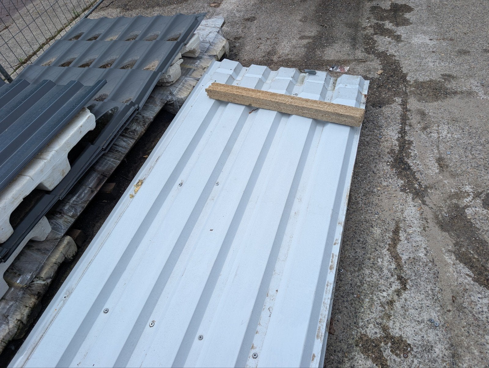 Witte damwand platen 4,5m lang, 1m breed (28 stuks), Ophalen of Verzenden