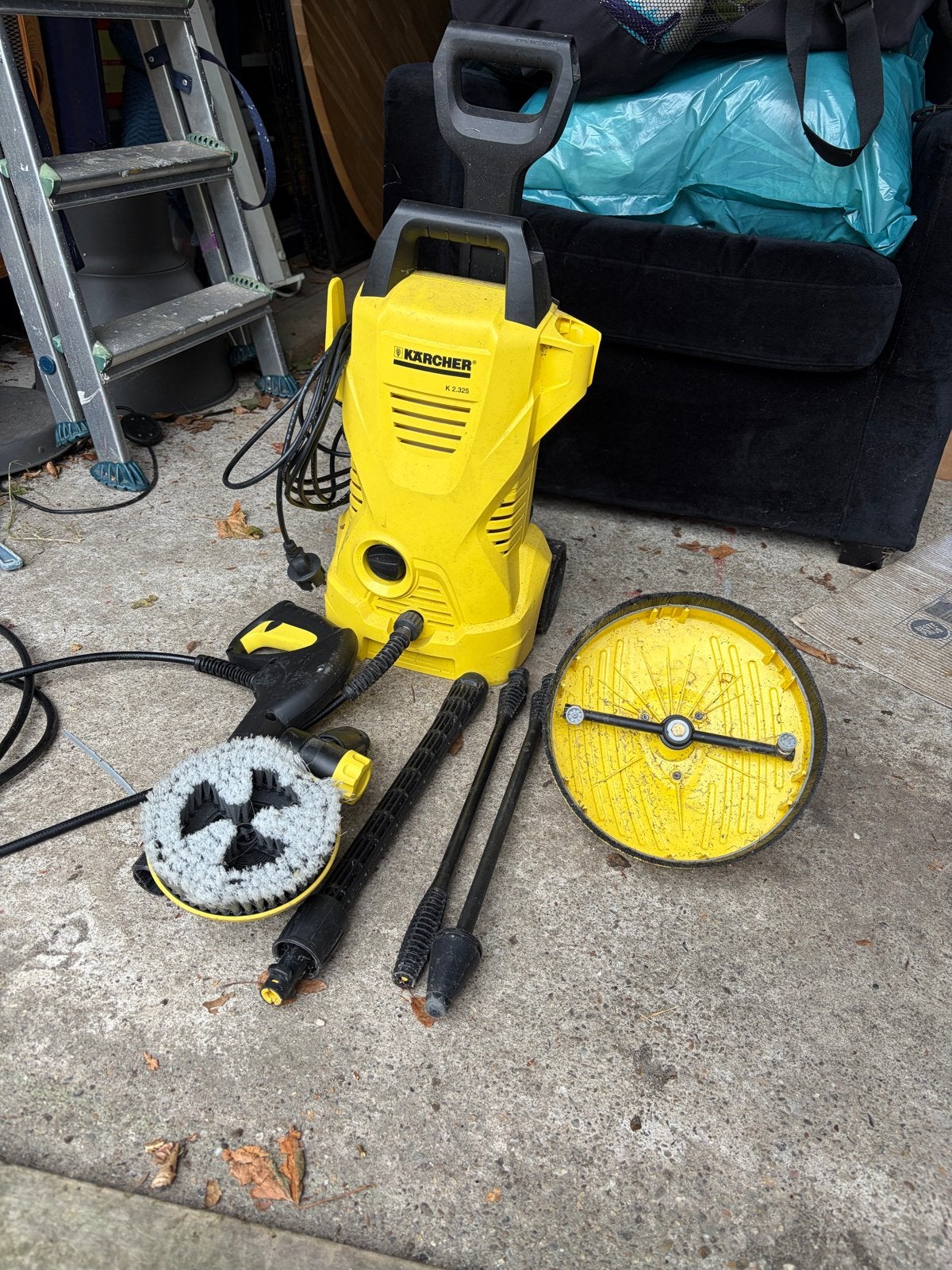 Kärcher K2.325 Hogedrukreiniger met accessoires, Ophalen, Gebruikt, Overige typen