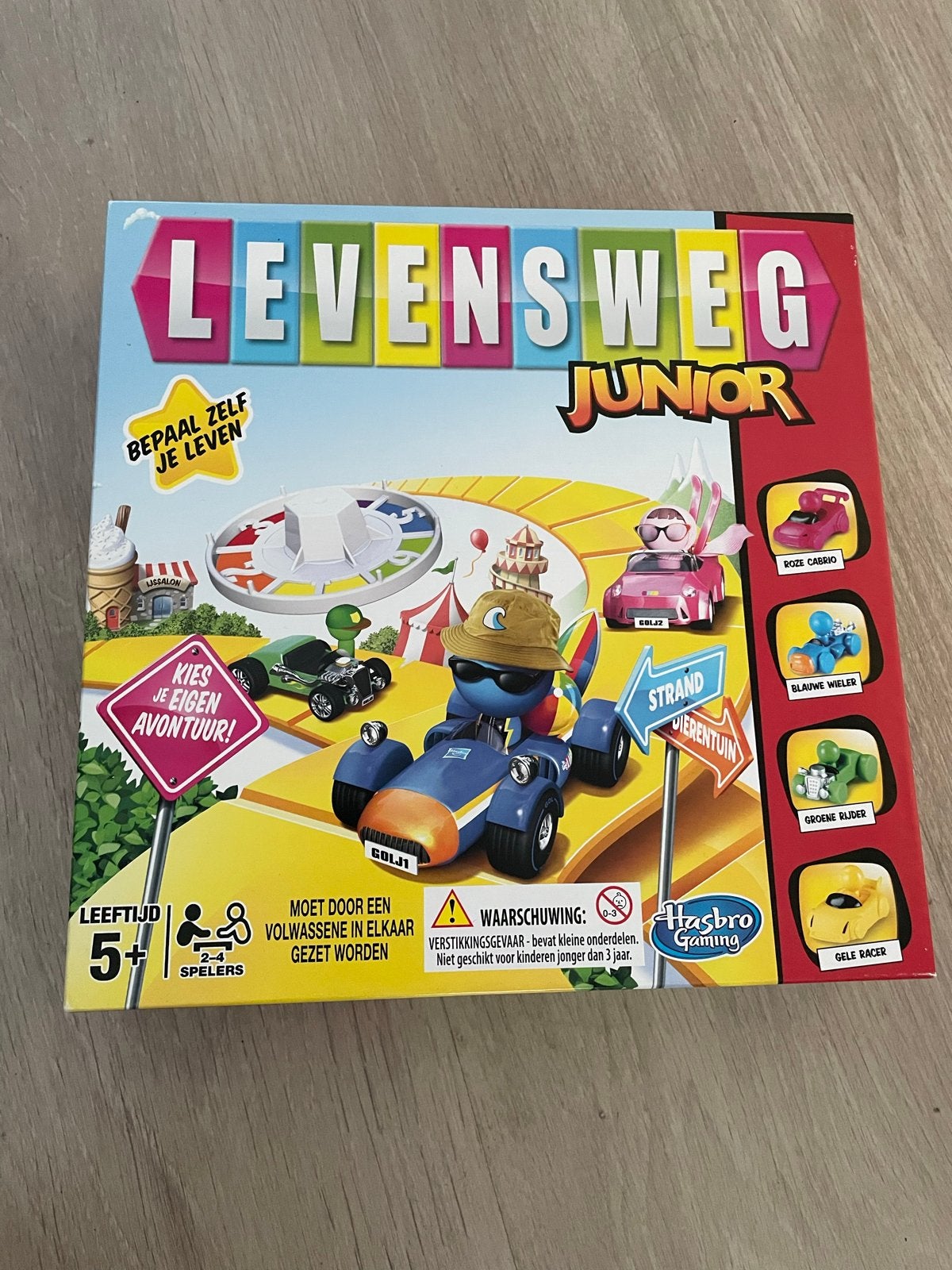 Levensweg Junior Bordspel - Hasbro Gaming, Drie of vier spelers, Ophalen of Verzenden, Zo goed als nieuw