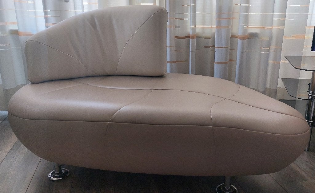 Leolux kikko chaise longue/fauteuil, Ophalen, Minder dan 75 cm, 150 tot 200 cm, Tweepersoons